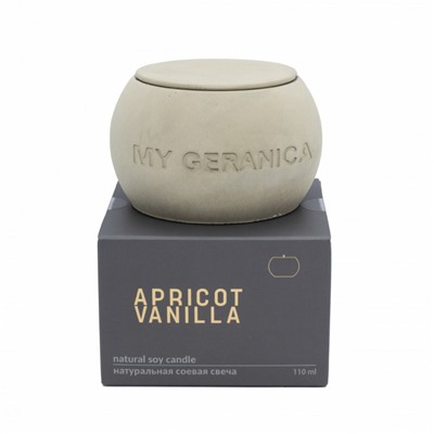 Натуральная соевая свеча Apricot Vanilla