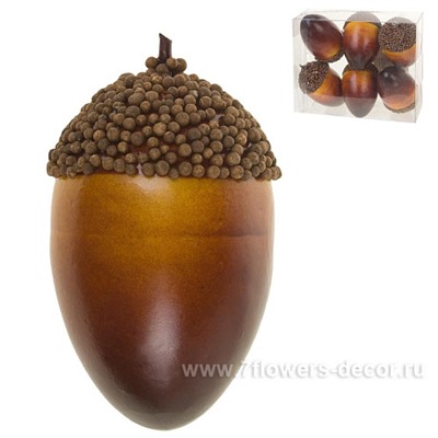 Набор желудей (пластик), 12х10 см, (6 шт)