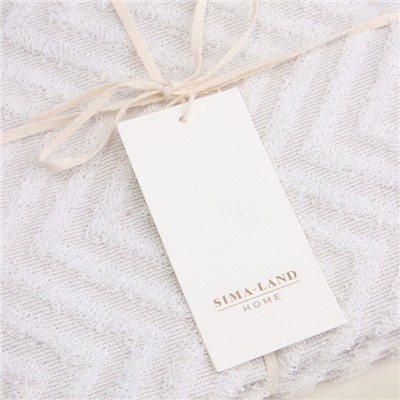 Полотенце махровое SL HOME: Geometry "Коста" 50х90 см, 83% хлопок, 17% лён, 500 г/м2
