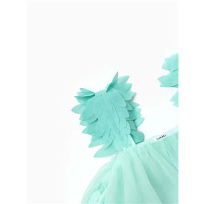 Платье для девочки MINAKU: PartyDress, мятное, рост 122 см