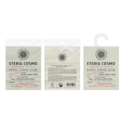 Фрезия сирень и драгоценное дерево ETERIA COSMO ароматическое саше 10 г
