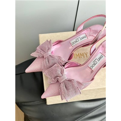 Босоножки слингбэки с бантом Jimm*y Cho*o 🎀  Новая коллекция  Реплика 1:1