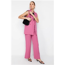 LILA обычная плетение плесени и широкие ноги/широкие брюки PACA SET TWOSS24AU00019