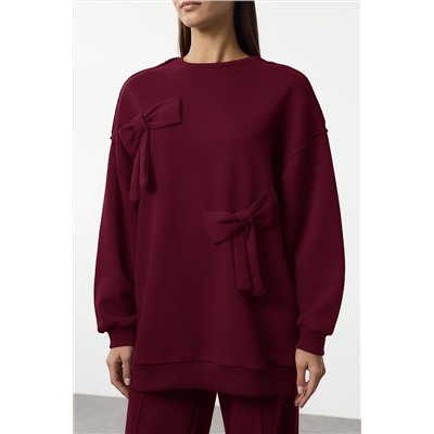 Bordeaux Ribbon Detail негабаритный сервисный команда TCTAW25US00119