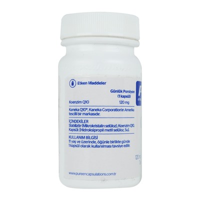 Pure Encapsulations Коэнзим Q10 120 мг 30 капсул