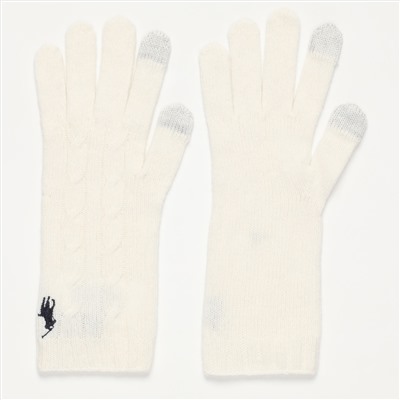 Polo Ralph Lauren - guantes - lana - beige claro