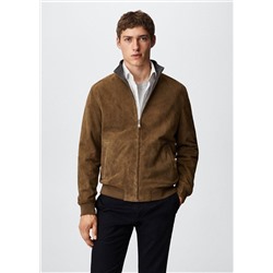 Cazadora reversible piel -  Hombre | MANGO OUTLET España