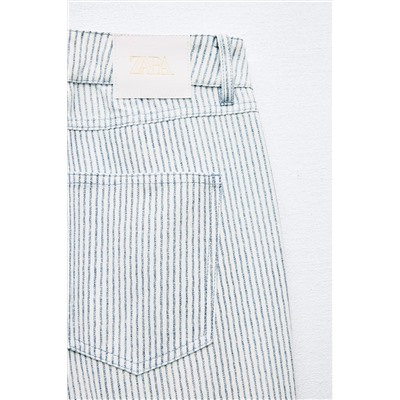 JEANS Z1975 DENIM RECTOS TIRO ALTO RAYAS