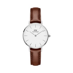 Reloj de cuarzo de piel Petite St Mawes - Marrón y plateado