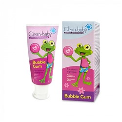 Зубная паста Clean Baby Bubble Gum (от 3 до 6 лет), 50 мл