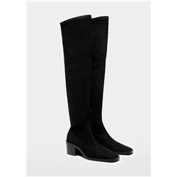 Bota caña alta -  Mujer | MANGO OUTLET España