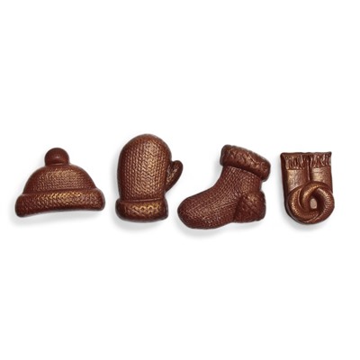 Фигура из кондитерской глазури "Вязаные  вещи", 60 г