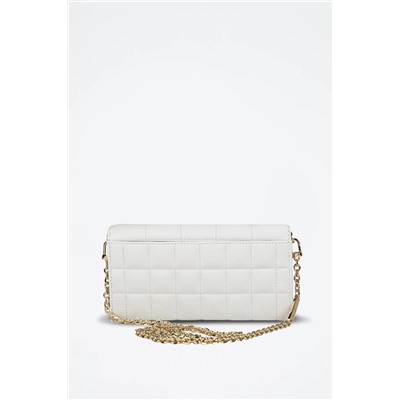 Bandolera de piel - Blanco