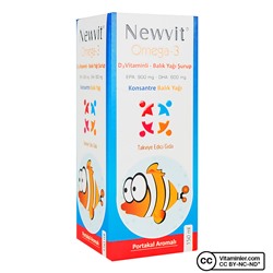 Newvit Omega 3 Сироп с рыбьим жиром и витамином D 150 мл