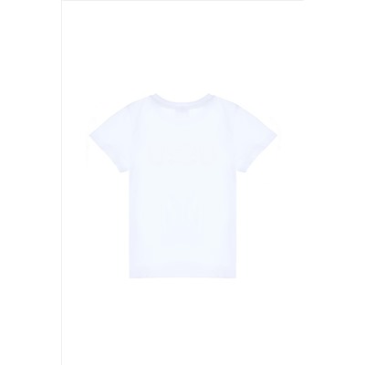 Boy's White Basic Bike Bike T -Fish Surprise Scount в корзине