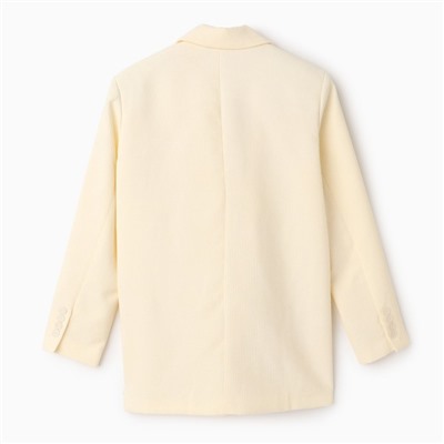Пиджак женский MIST Velvet,р. L-XL молочный