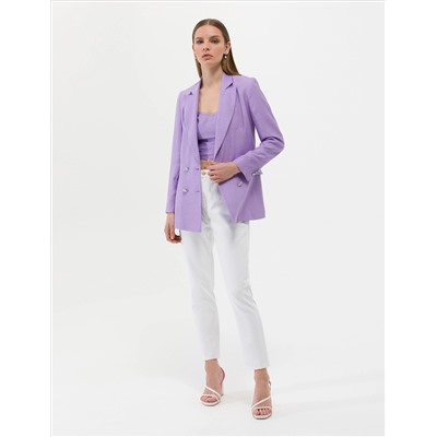 Purple Cruve Slim Fit Jacket