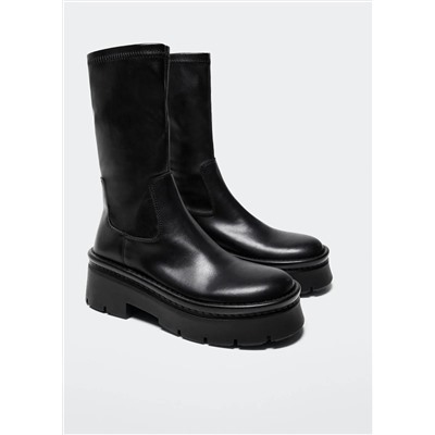 Botín suela track -  Mujer | MANGO OUTLET España