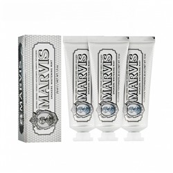 Набор из 3 паст Marvis Smokers Whitening Mint, 25 мл