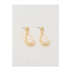 Серьги-подвески модели Ecru Stone Drop Model 23SX810157