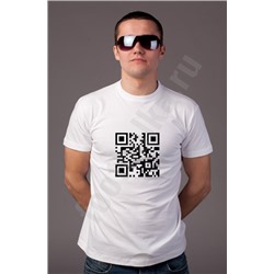 Футболка с QR кодом на заказ