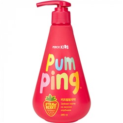 Зубная паста PERIOE Pumping с клубникой, 285 гр