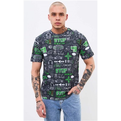 Футболка P411-063 black