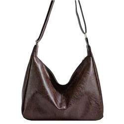 Женская кожаная сумка 37113 BROWN