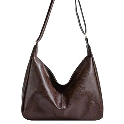 Женская кожаная сумка 37113 BROWN