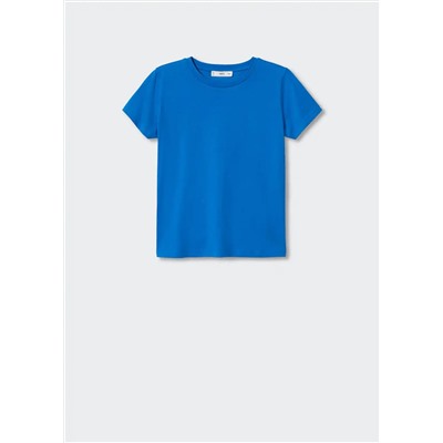 Camiseta básica algodón -  Mujer | MANGO OUTLET España