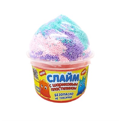 Слайм (лизун) + шариковый пластилин, 115 г, ассорти 6 видов, JOLLY JOT (ДЖОЛИ ДЖОТ),, 665949