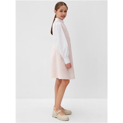 Платье нарядное детское MINAKU: PartyDress, цвет розовый, рост 128 см