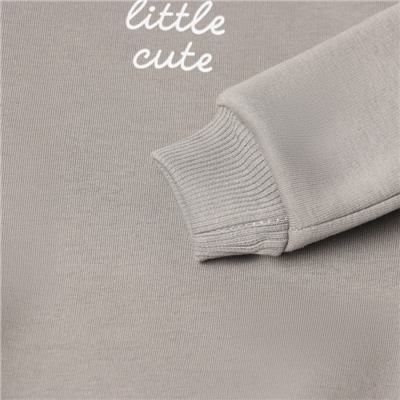 Боди Крошка Я "Little cute", рост 68-74 см, хаки