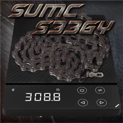 Велосипедная цепь SUMC 5,6,7,8 speed S33GY 1/2"x3/32"/116L ГОСТ 30442-97 ISO 9633 /уп 50/