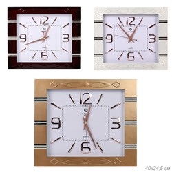 Часы настенные 40х34 см / 86808Z /уп 10/ микс