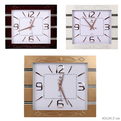 Часы настенные 40х34 см / 86808Z /уп 10/ микс