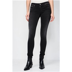 Vaquero skinny fit Luz - Negro
