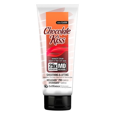 Профессиональный крем-автозагар Chocolate Kiss с маслами какао, дерева ши, черного тмина и гиалуроновой кислотой, 125 мл, бренд - SOL BIANCA