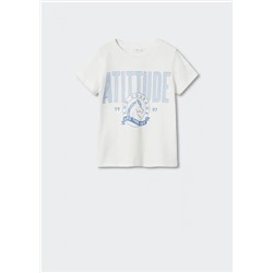 Camiseta estampada algodón -  Niña | MANGO OUTLET España