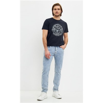 Джинсы F411-0176R l.blue