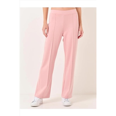 Брюки-джоггеры стандартного кроя с высокой талией Dusty Rose 23WJ010002