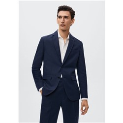 Americana traje slim fit lino -  Hombre | MANGO OUTLET España