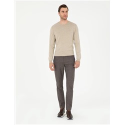 Brown Slim Fit Canvas Bloys