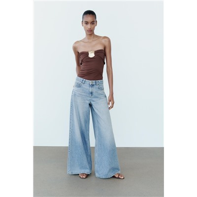 JEANS Z1975 PALAZZO TIRO MEDIO