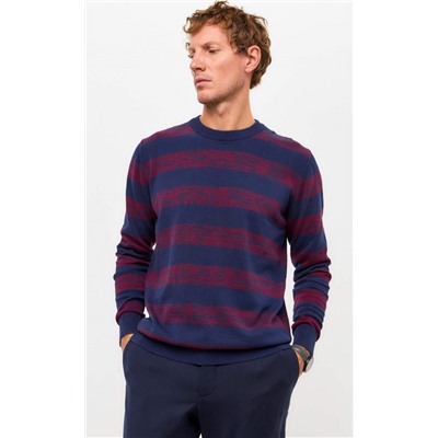 Джемпер P421-1560 d.blue-bordo