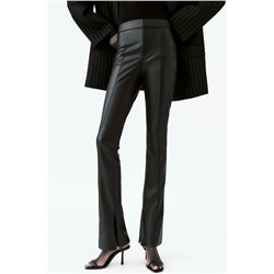 FEW ITEMS LEFT HIGH-WAIST FAUX LEATHER LEGGINGS