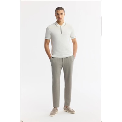 Футболка с воротником ekru polo текстурированная футболка из трикотажа Rayon
