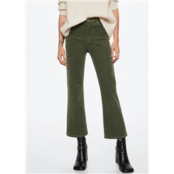 Jeans bootcut pana -  Mujer | MANGO OUTLET España