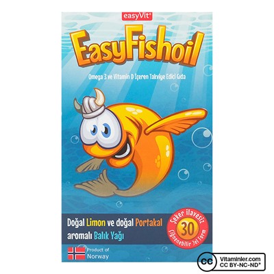 EasyVit EasyFishoil Omega 3 30 Жевательная форма