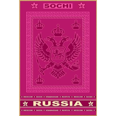Полотенце Карвен Пляж 100*170 1шт. велюр-махра  Н 947 (Акция)